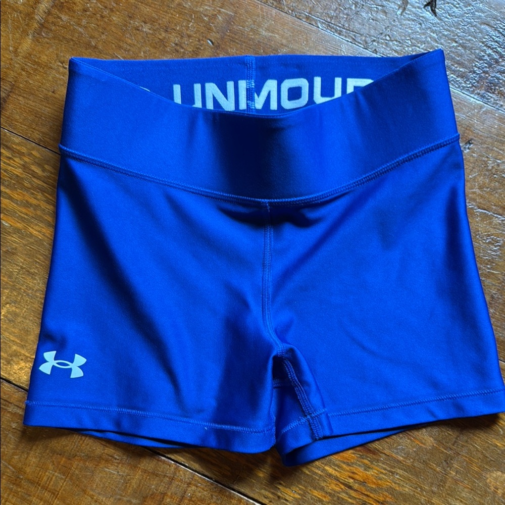 Under Armour Blue Athletic Shorts Performance Fit